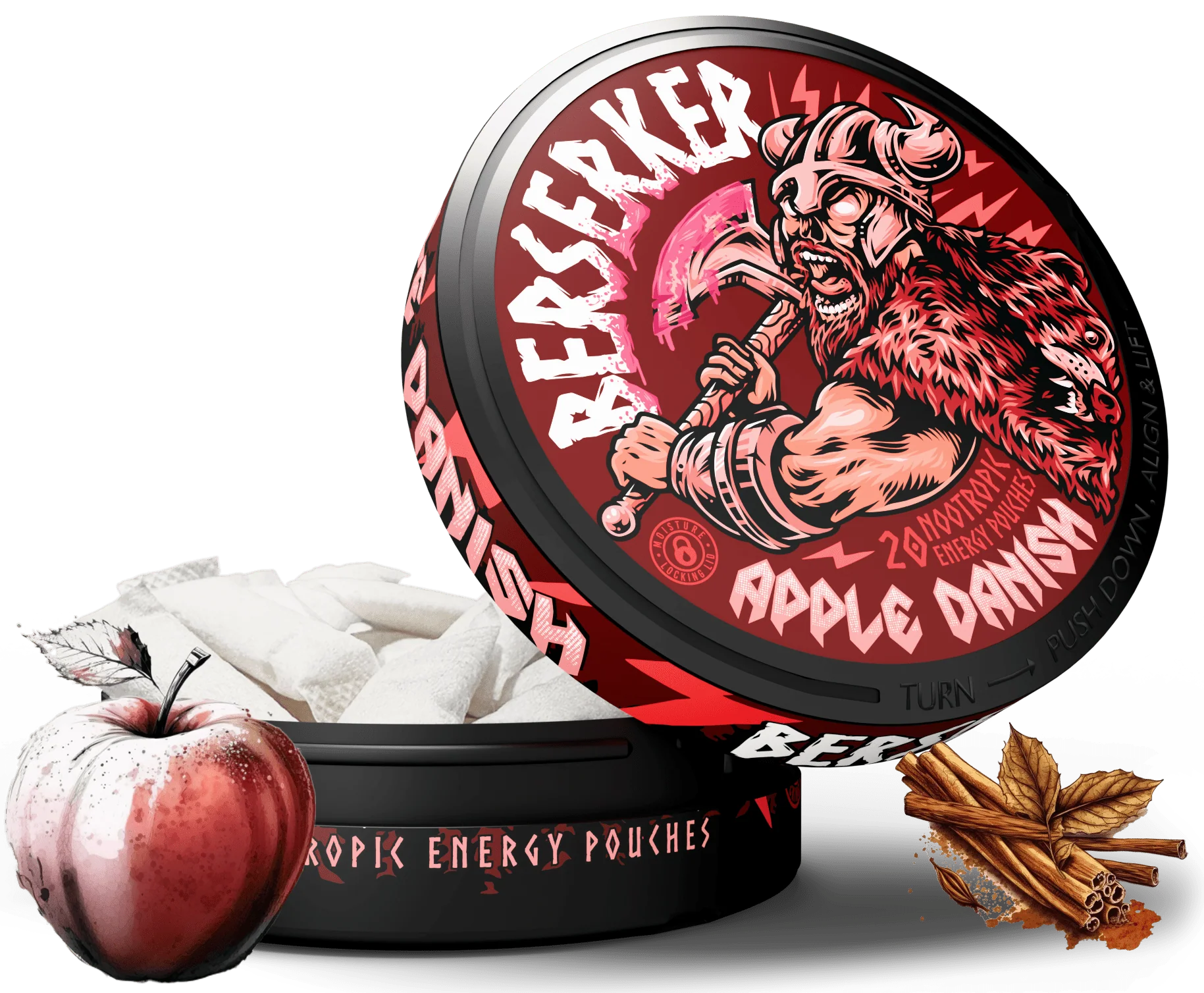 Berserker Apple Danish Pouches