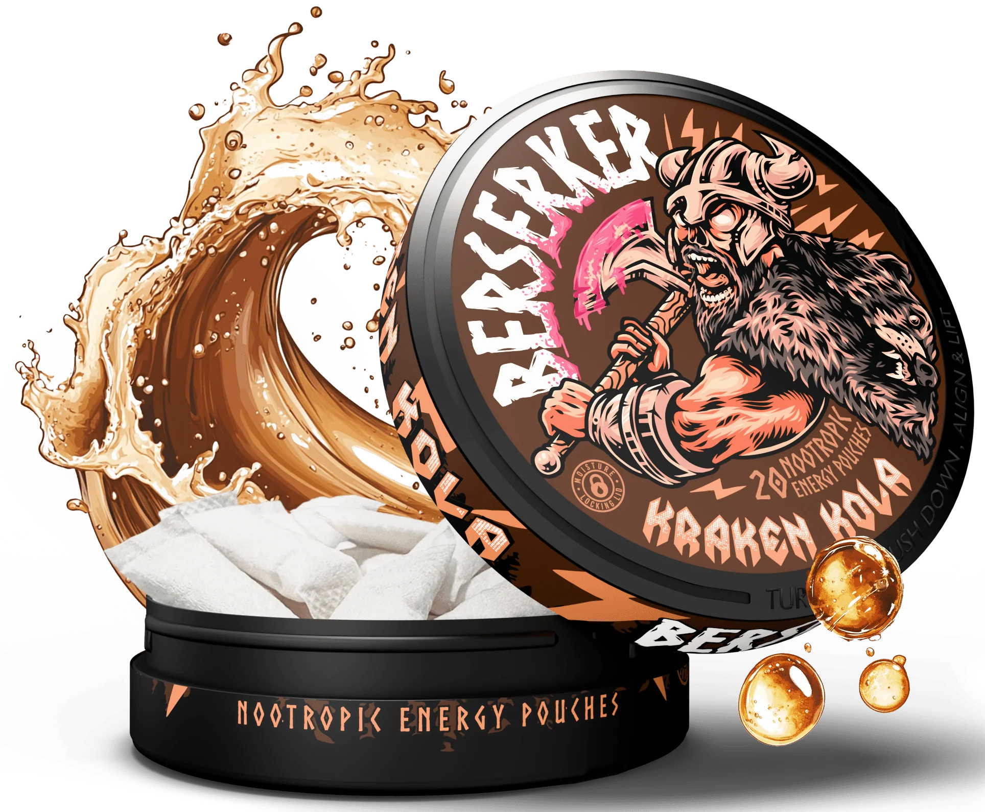 Berserker Kraken Kola Pouches