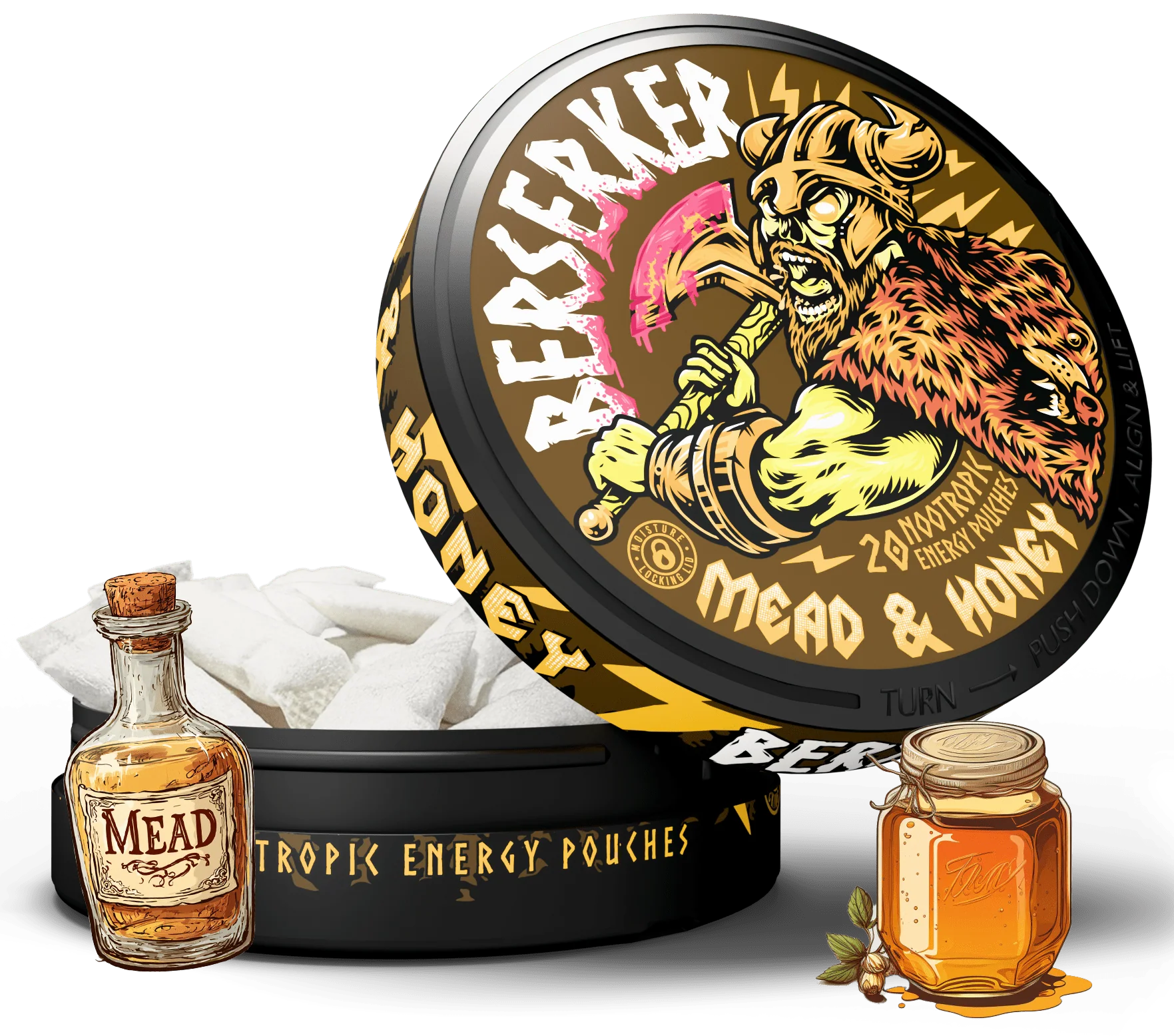 Berserker Mead & Honey Pouches