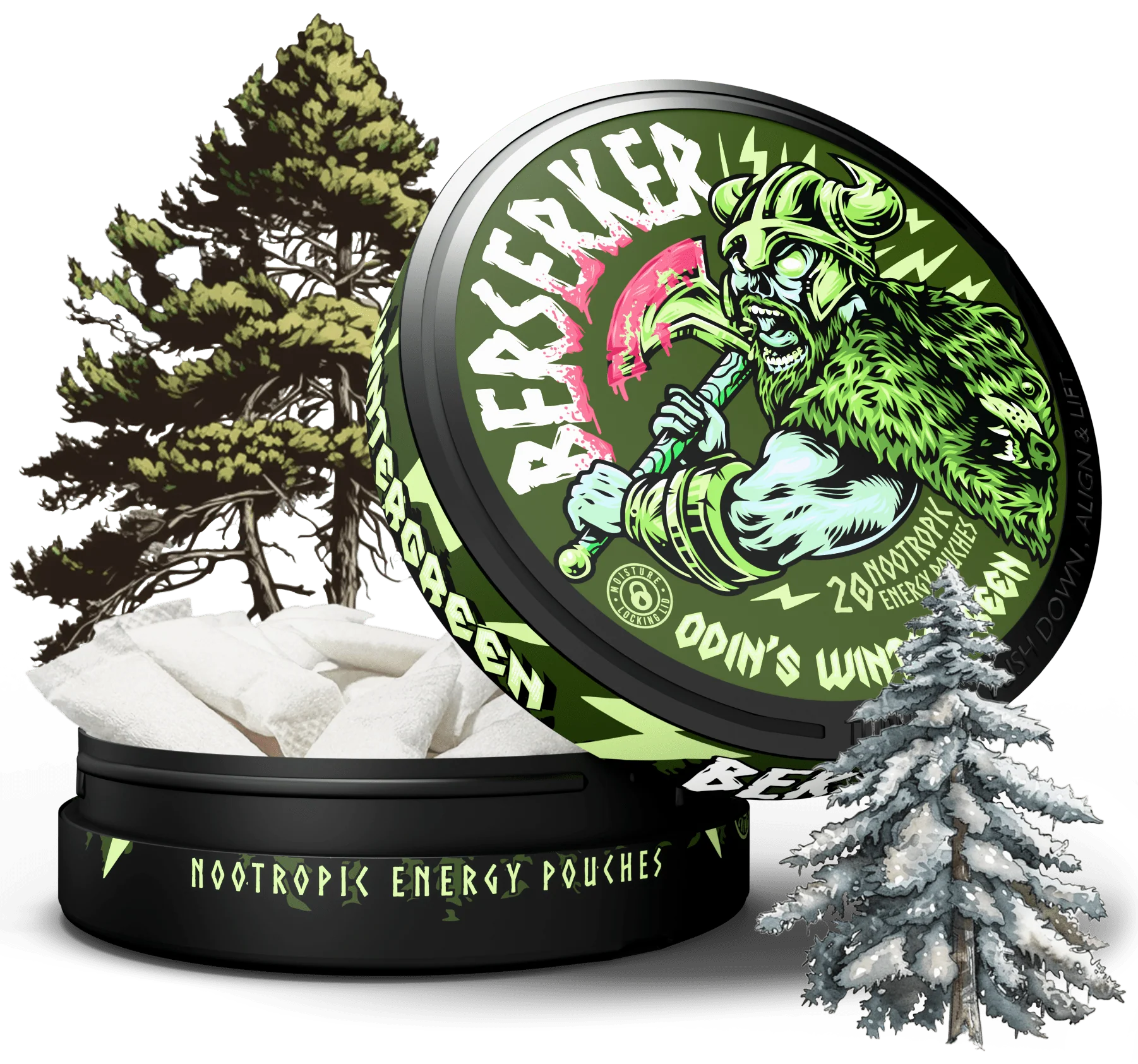 Berserker Odin's Wintergreen Pouches