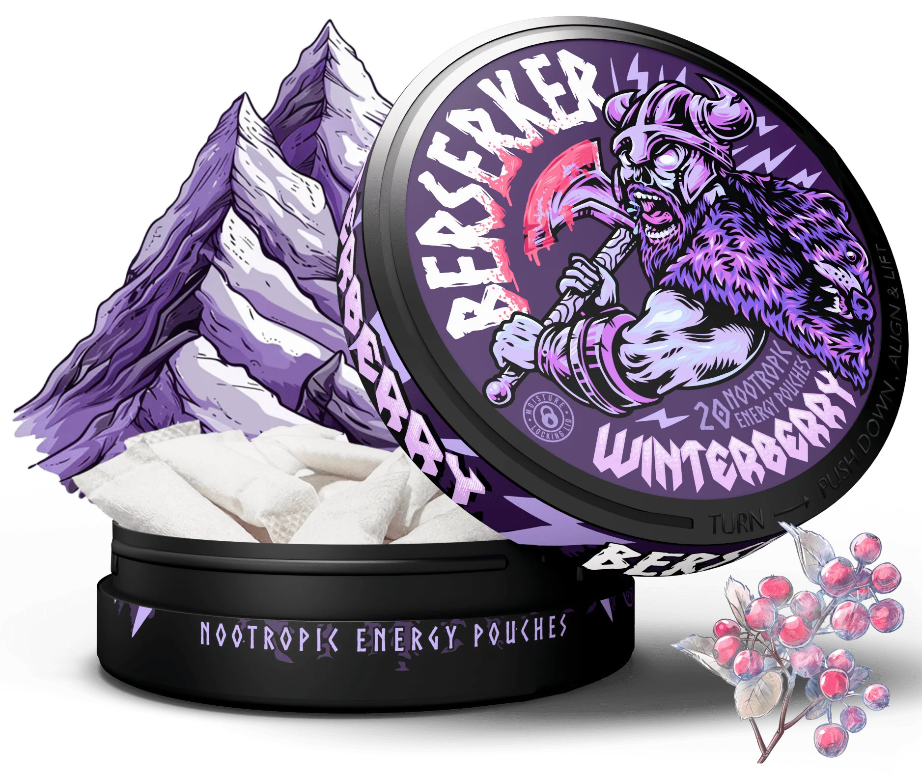 Berserker Winterberry Pouches