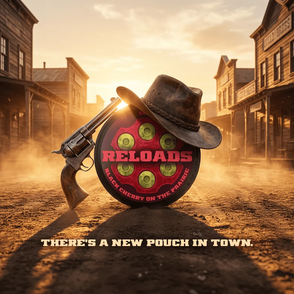 Reloads Black Cherry on the Prairie Pouches - Image 2