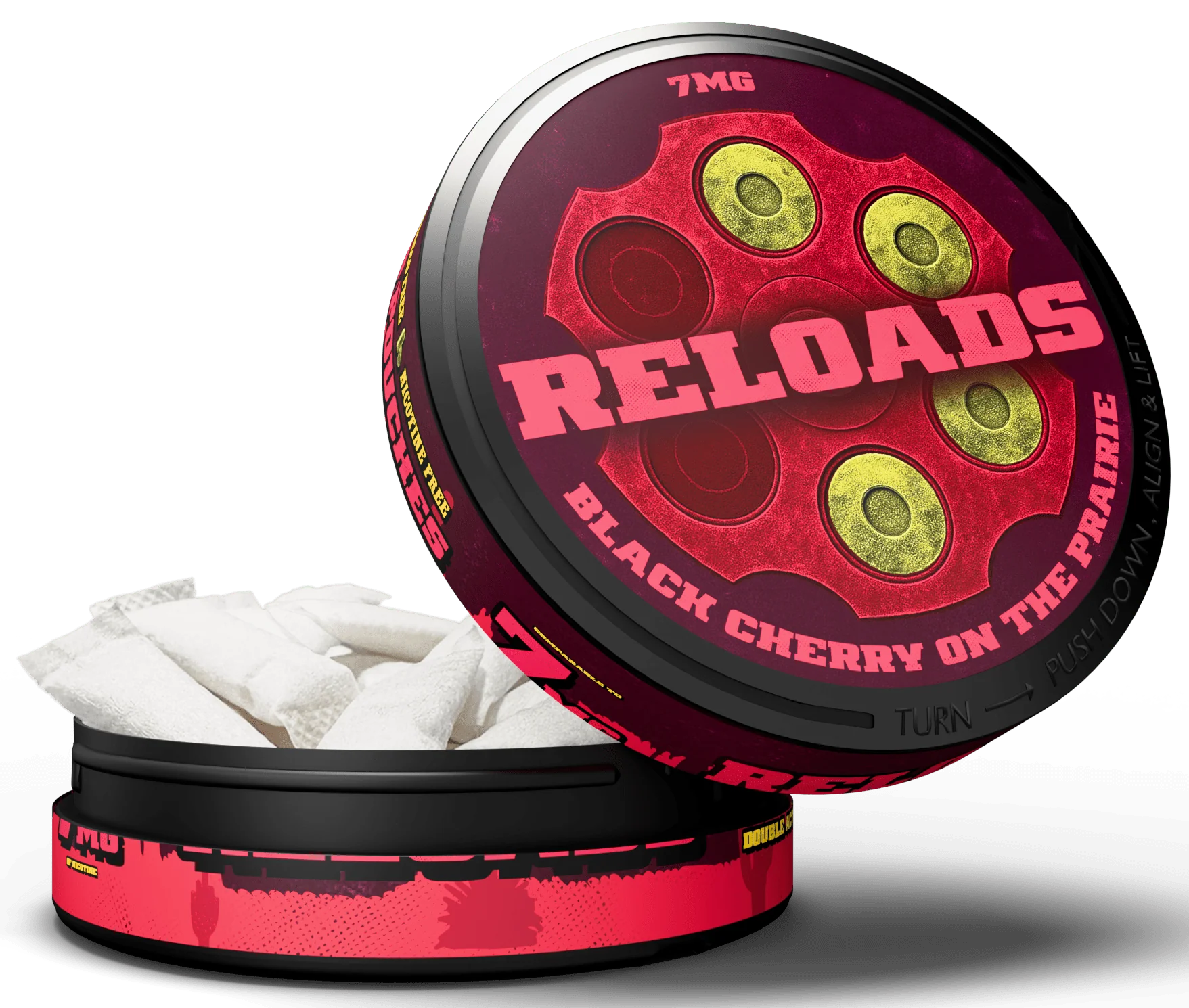 Reloads Black Cherry on the Prairie Pouches - Single - Image 3