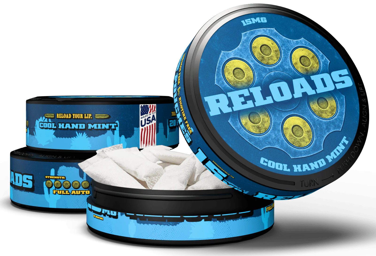 Reloads Cool Hand Mint Pouches