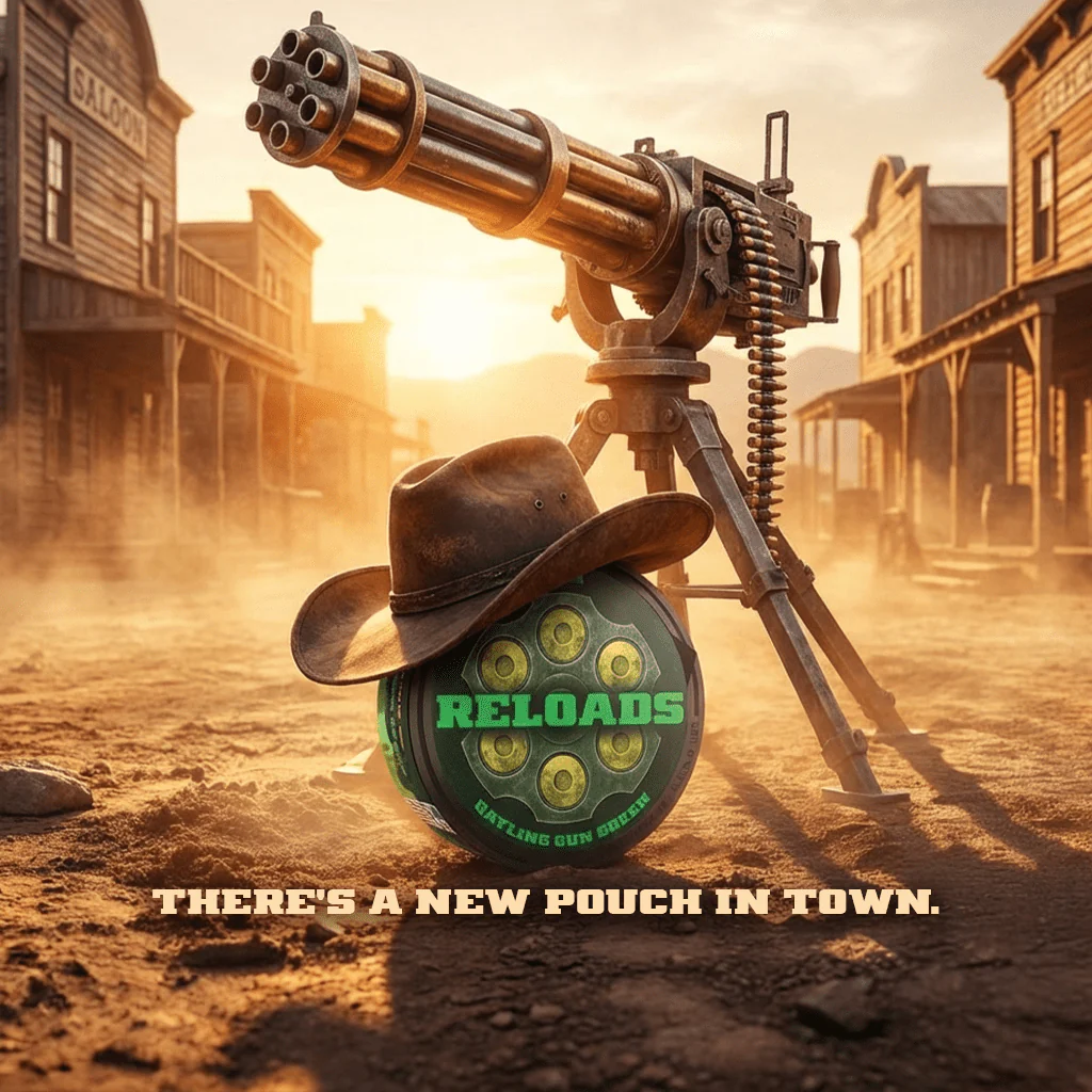 Reloads Gatling Gun Wintergreen Pouches - Image 2