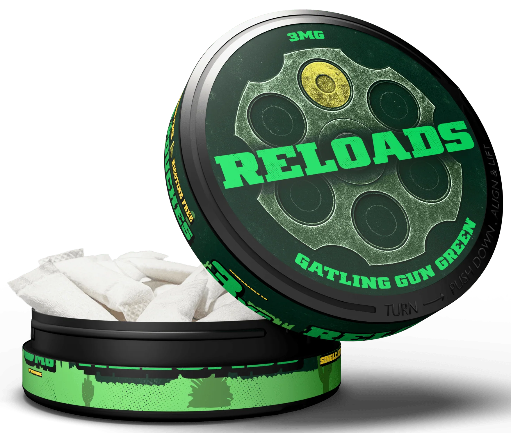 Reloads Gatling Gun Wintergreen Pouches - Single - Image 2