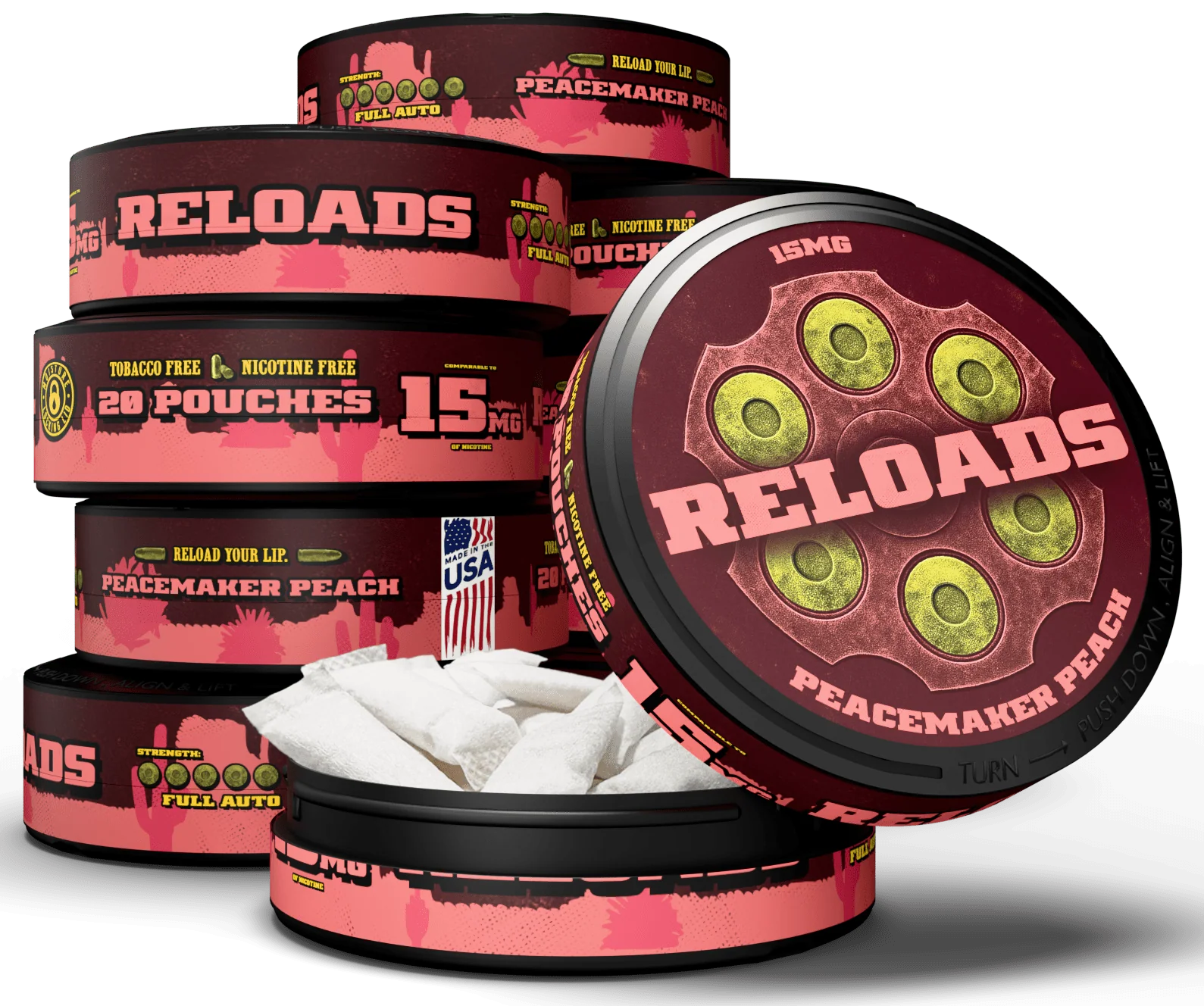 Reloads Peacemaker Peach Pouches - Image 14