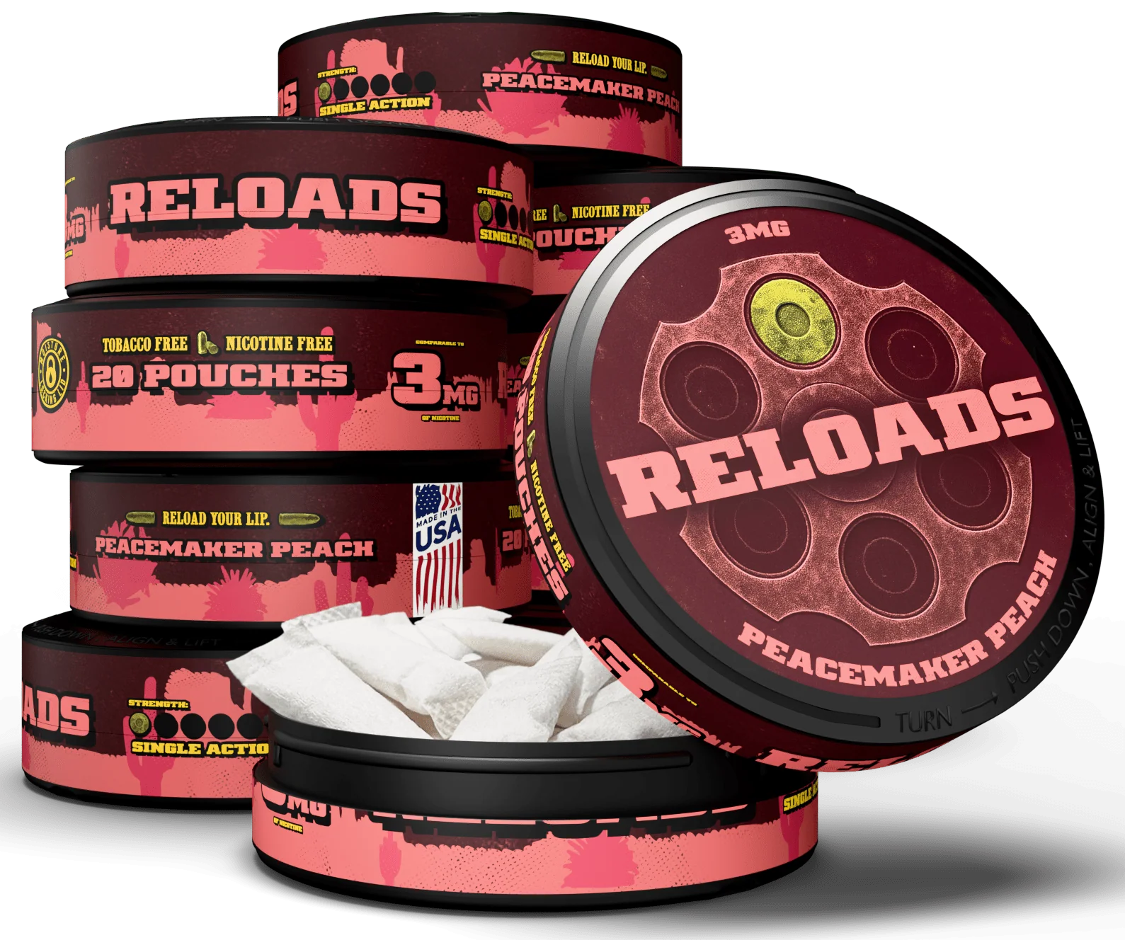Reloads Peacemaker Peach Pouches - Image 9