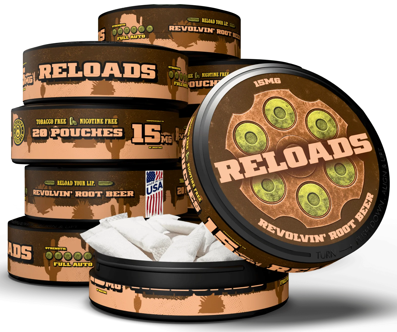 Reloads Revolvin' Root Beer Pouches - Image 14