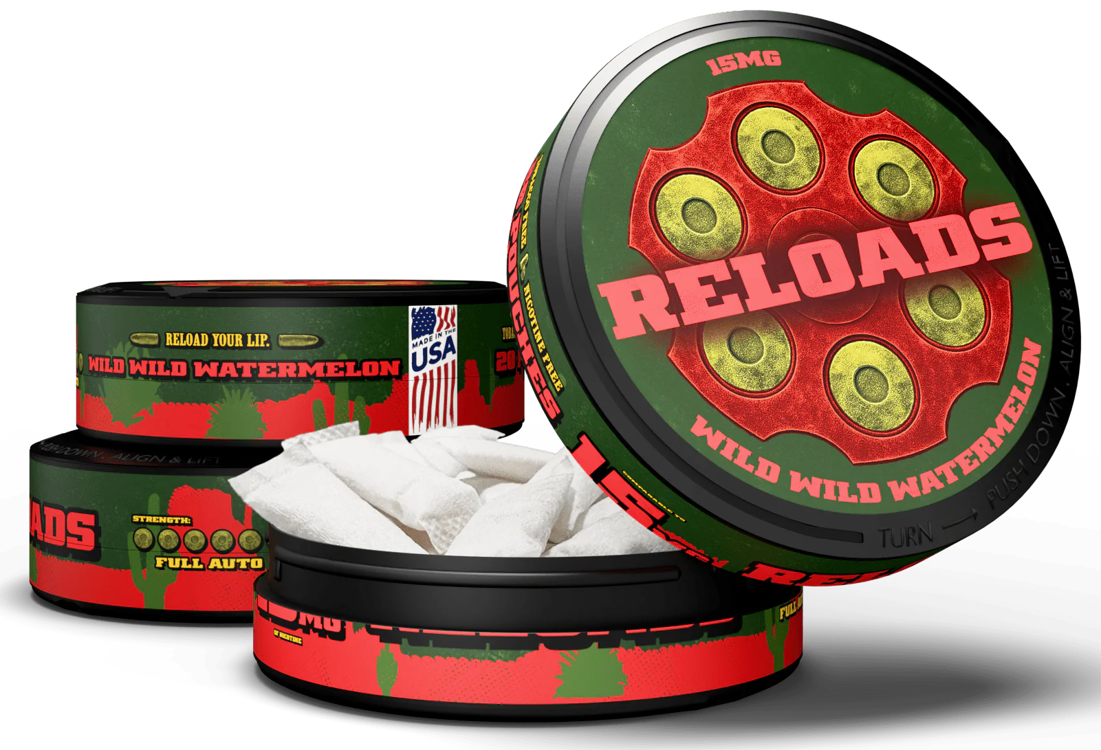 Reloads Wild Wild Watermelon Pouches