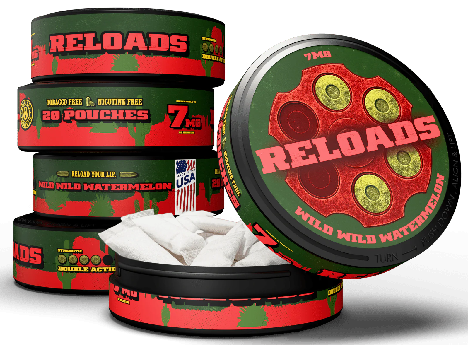Reloads Wild Wild Watermelon Pouches - Image 11