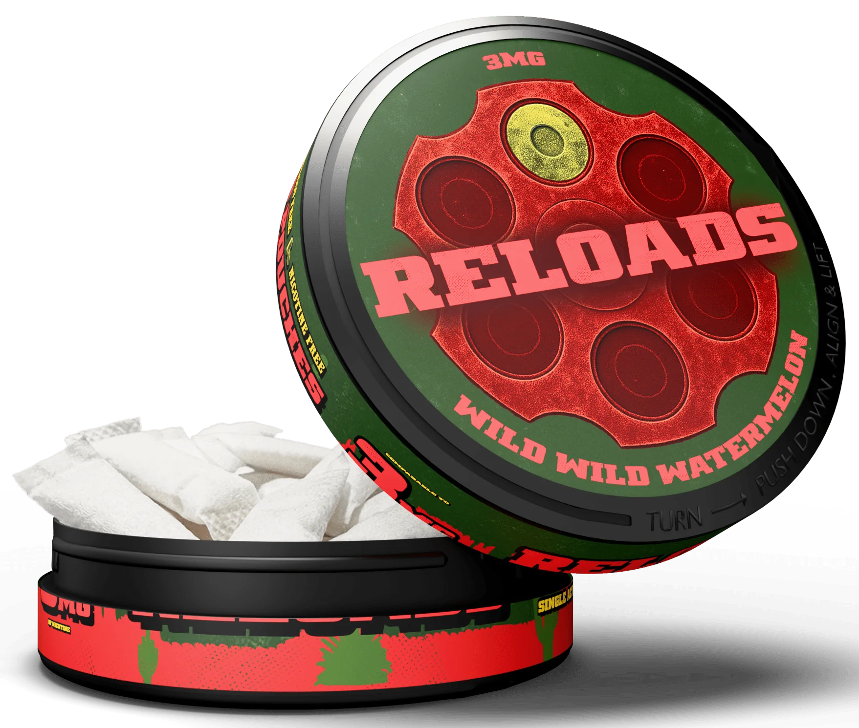 Reloads Wild Wild Watermelon Pouches - Single - Image 2